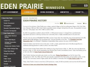 Eden Prairie History